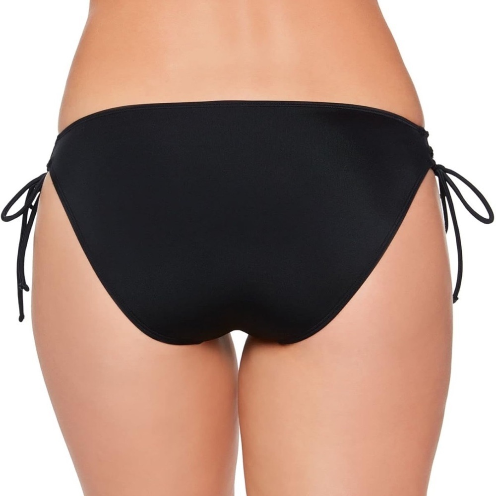 SALT + COVE Black Side Tie Bikini Bottom XL NWT Lined Swim Separate - Picture 3 of 6